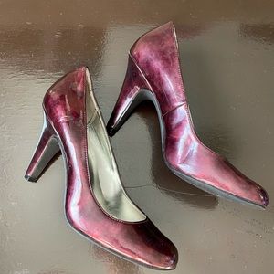 Deep Red Style & Co Heels Size 7 Like New
